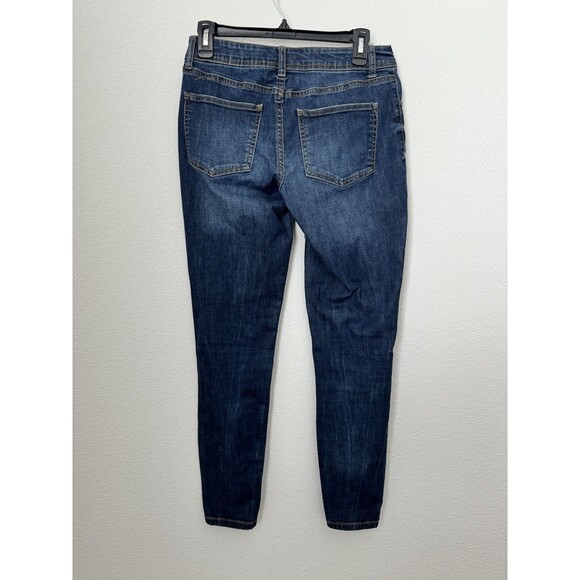 Maurice's Women's Mid Rise Skinny Jeans Medium Wash  Small Regular - Picture 2 of 9